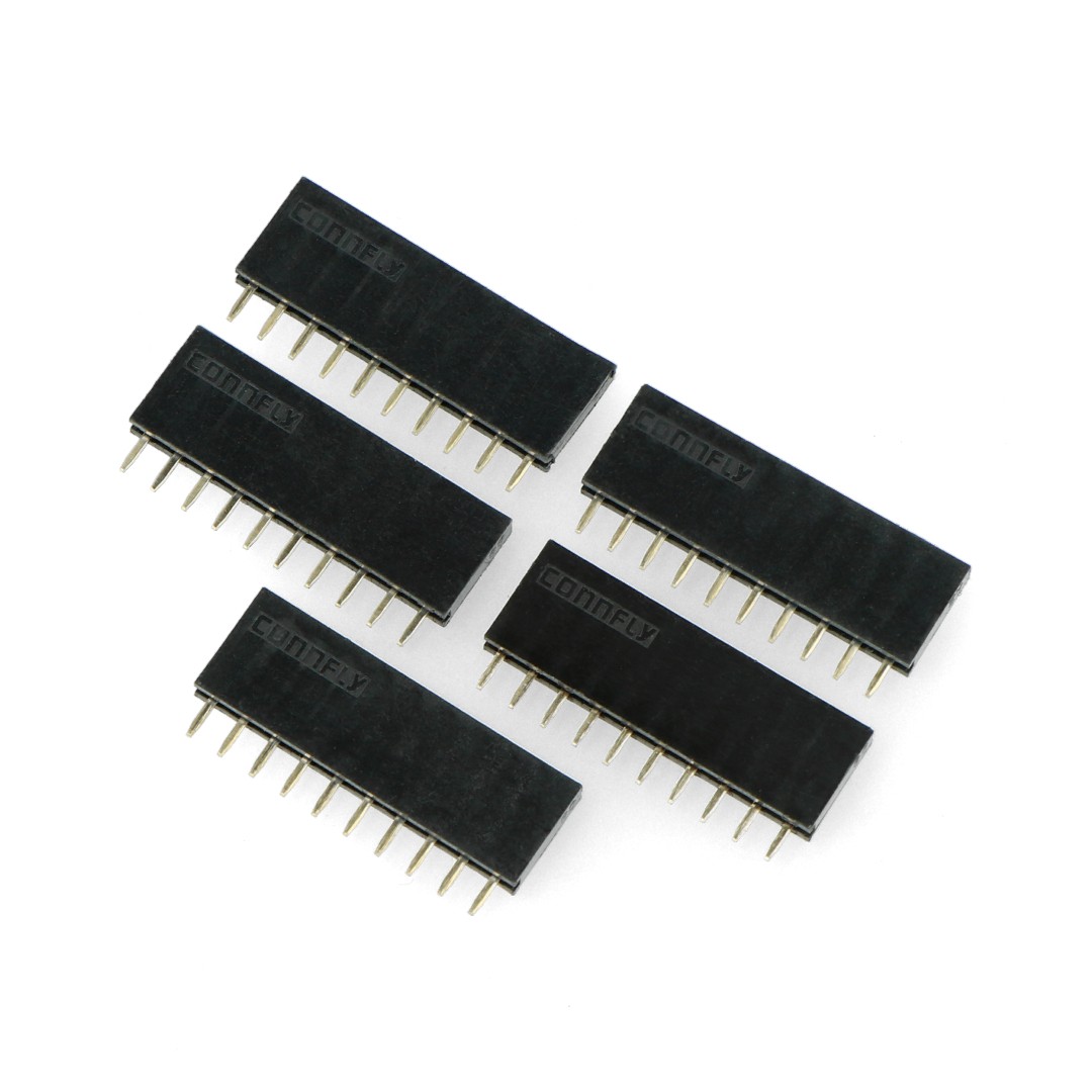 Gniazdo żeńskie 1x10 raster 2,54mm dla Arduino - 5szt.